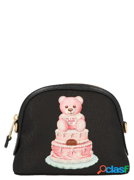 MOSCHINO BORSA A SPALLA DONNA A756582131555 NERO