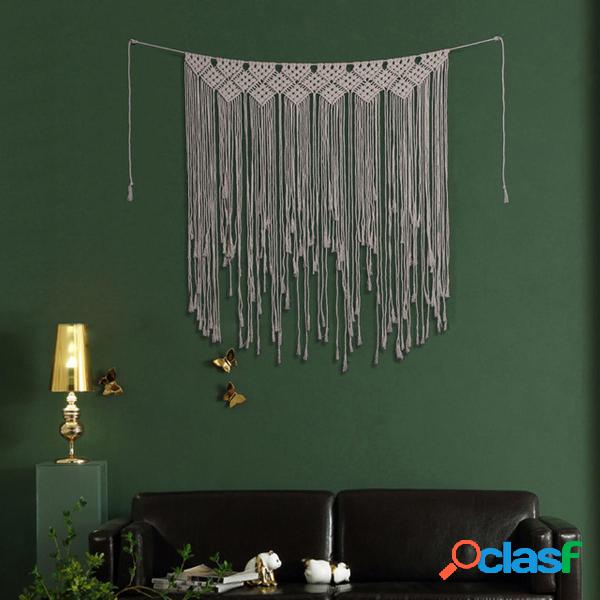 Macrame Backdrop Tende Hanging Bo ho Wedding Hanger Cotone