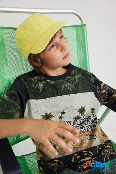 Maglietta patch tropicale