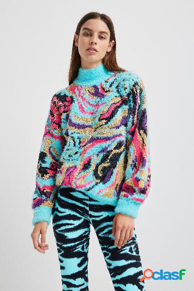 Maglione a collo alto