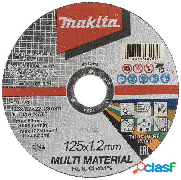 Makita E-10724-10 Kit dischi da taglio 125 mm 10 pz.