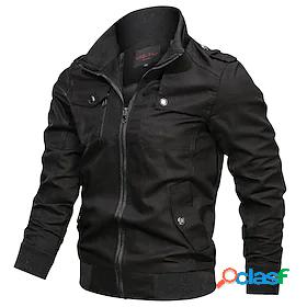 Mens Jacket Fall Daily Regular Coat Breathable Regular Fit