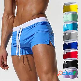 Mens Swim Trunks Board Shorts Stretchy Quick Dry Stretchy