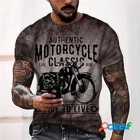 Mens Unisex Tee T shirt Shirt Graphic Prints Motorcycle