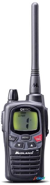 Midland G9 Pro C1385 Radio ricetrasmittente portatile LPD