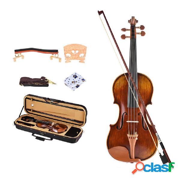 NAOMI 4/4 Violino a grandezza naturale con accessori per