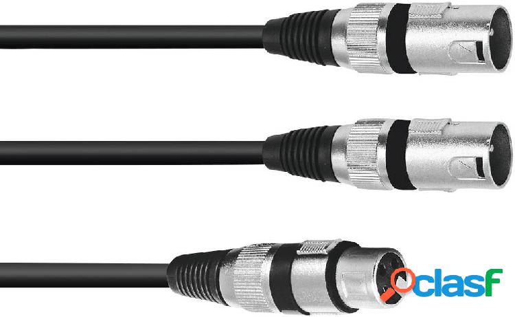 Omnitronic 30225205 XLR Cavo adattatore [1x Presa XLR 3 poli