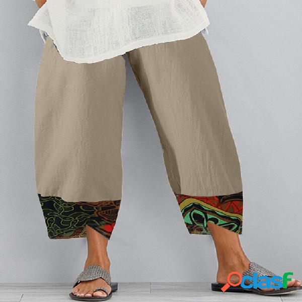 Orlo irregolare Pantaloni della tasca laterale della vita