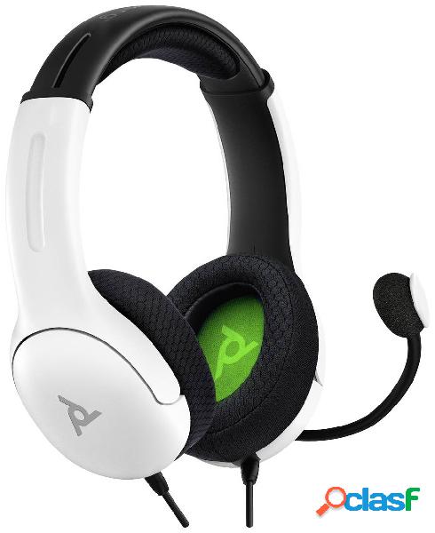 PDP 049-015-EU-WH Gaming Cuffie Over Ear via cavo Stereo