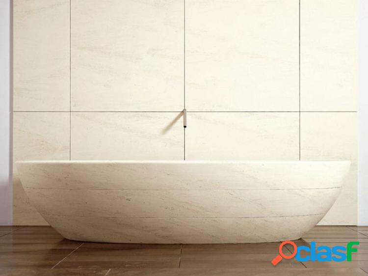 PIBAMARMI Tinozza Bath - Vasca da Bagno - Pietra Zen