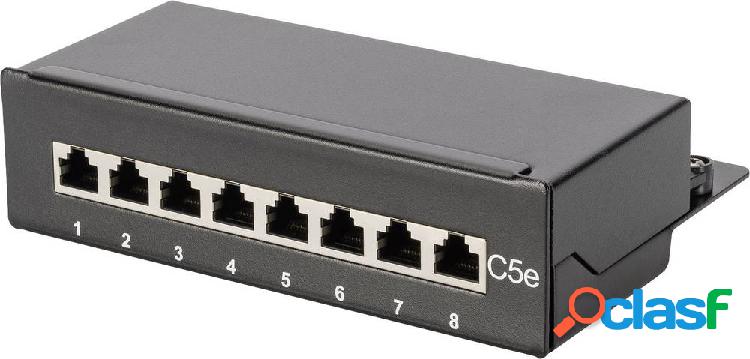 Patchbox di rete 8 Porte CAT 5e Digitus DN-10001 1 U