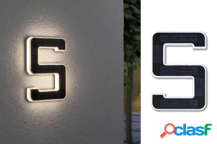 Paulmann 79846 Lampada solare per numero civico 0.20 W
