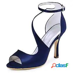 Per donna scarpe da sposa Tacchi con cinturino alla caviglia