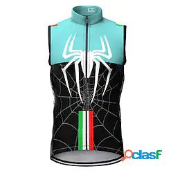 Per uomo Gilet da ciclismo Senza maniche Blu Bicicletta