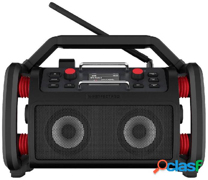 PerfectPro RockPro Radio da cantiere DAB+, FM AUX,