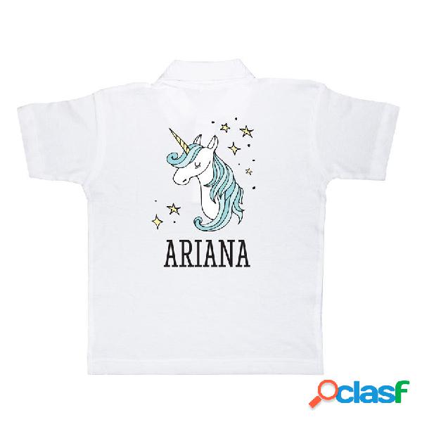 Polo personalizzata - Bambini - Bianco - 4 anni