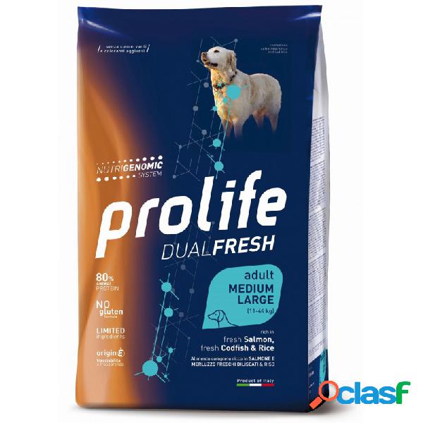 Prolife - Prolife Adult Medium Dual Fresh Salmone Merluzzo E