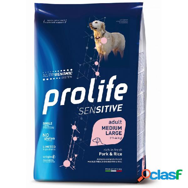 Prolife - Prolife Sensitive Medium Large Maiale E Riso Per
