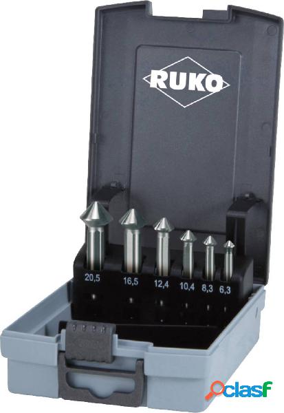 RUKO ULTIMATECUT 102790RO Kit svasatori conici 6 parti 6.3