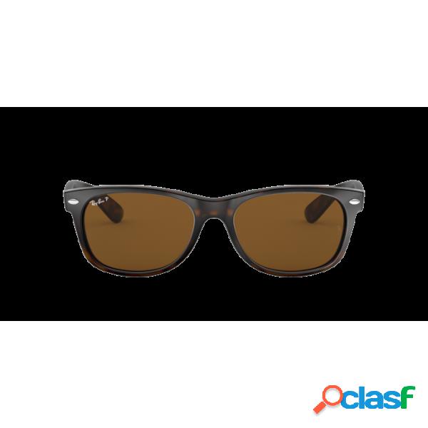 Rb2132 nuovo wayfarer 902/57 tartaruga cristallo marrone