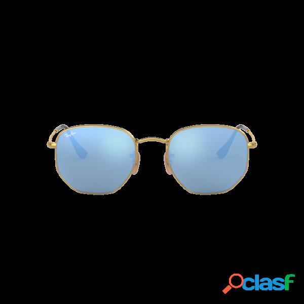 Rb3548n esagonale 001/9o oro flash azzurro Ray-ban Occhiali