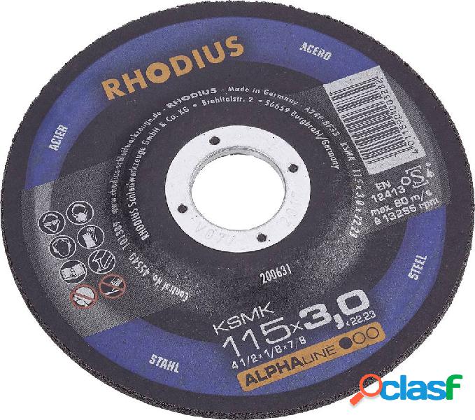 Rhodius KSMK 200636 Disco da taglio con centro depresso 125
