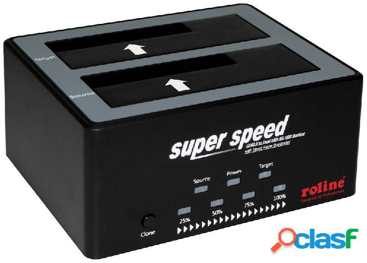 Roline 16.01.4122 USB 3.2 (Gen 1x1) SAS 6 Gbit/s Docking