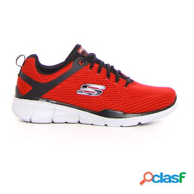 SKECHERS Equalizer 3.0 sneaker - rosso nero