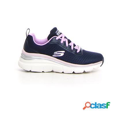 SKECHERS Fashion Fit Make Moves sneaker - navy lavanda