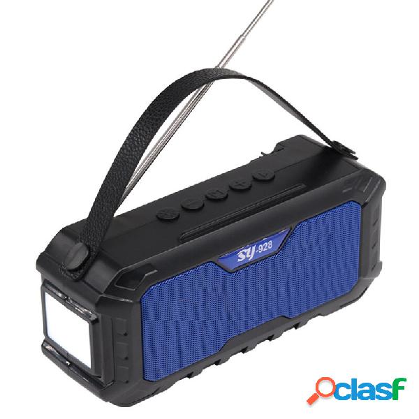 SY-928 Bluetooth Wireless Speaker solare Energy Power Bass
