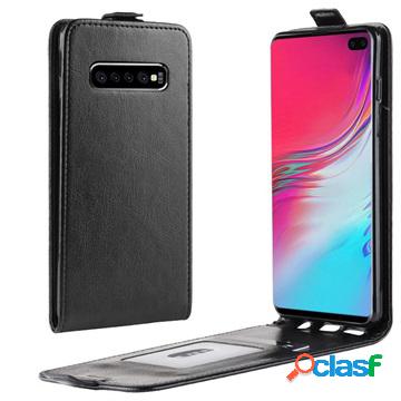 Samsung Galaxy S10 5G Vertical Flip Case with Card Holder -