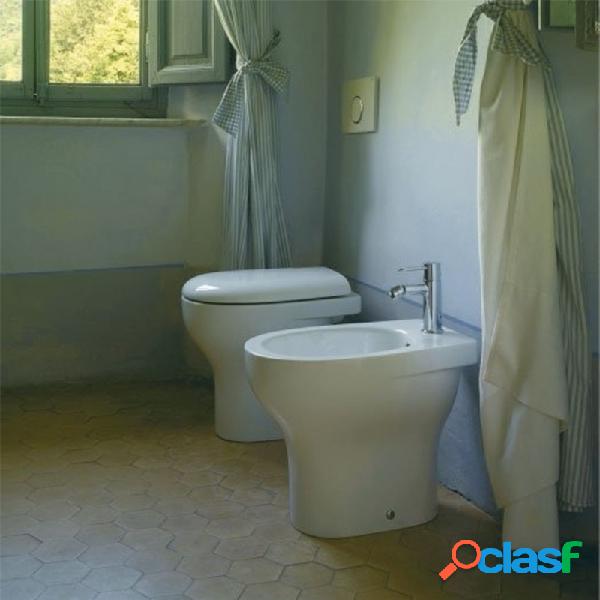 Sanitari a Terra Ceramica Globo Grace WC + BIDET + SEDILE