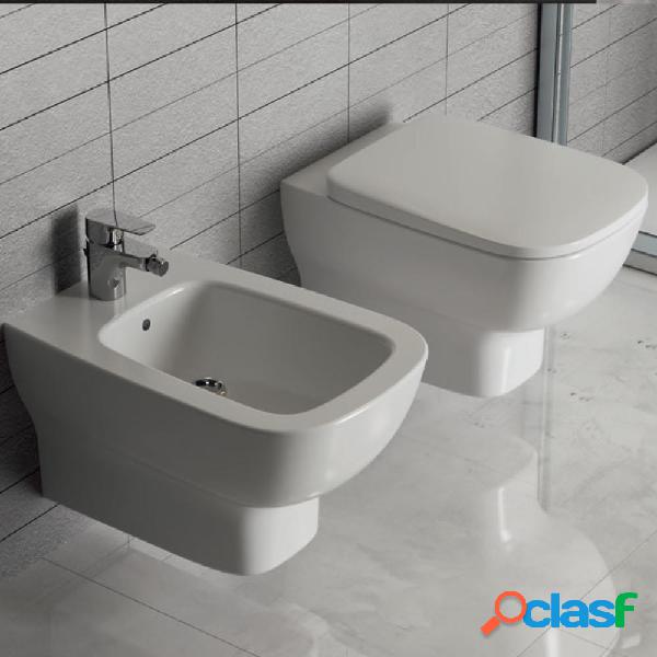 Sanitari sospesi Ideal Standard Esedra Wc + bidet + sedile