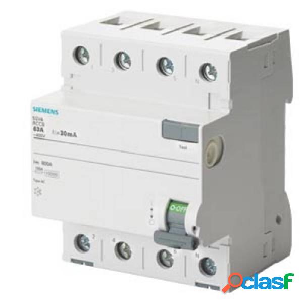Siemens 5SV43470 5SV4347-0 Interruttore differenziale 80 A