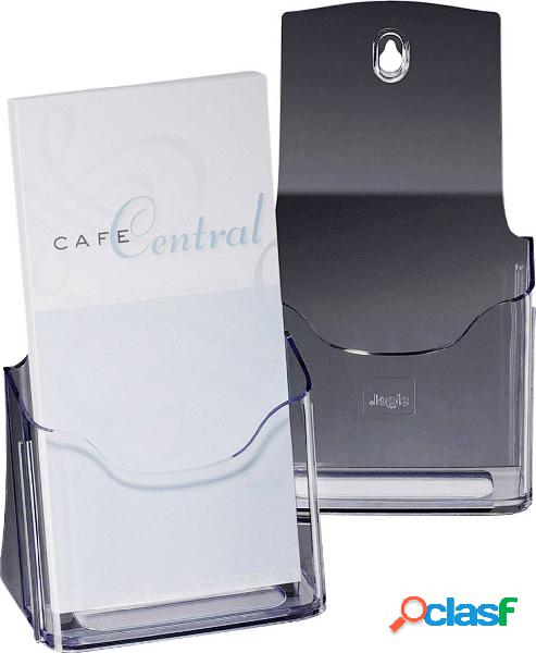 Sigel acrylic LH113 Porta depliant da tavolo Trasparente DIN