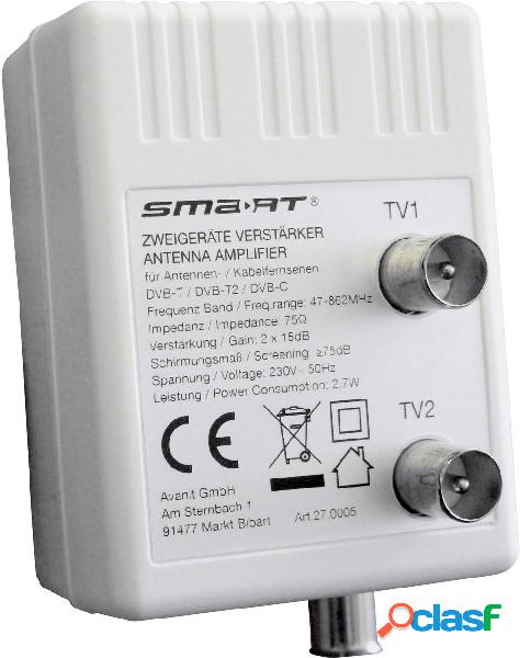 Smart HAV10B Amplificatore per TV via cavo 2 vie