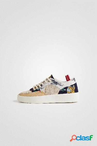 Sneaker patch rafia