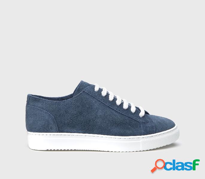 Sneakers in suede Blu 39_U