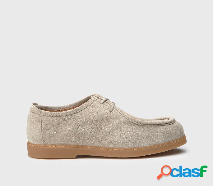 Stringate in suede Sabbia 39_U