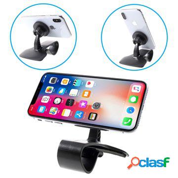 Supporto Magnetico da Auto Universale per Smartphones - Nero