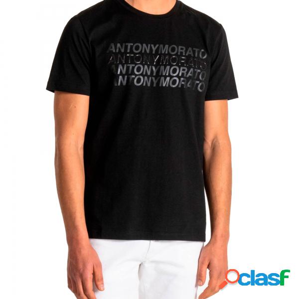 T-shirt Antony Morato slim fit nera Antony Morato - Inizio -