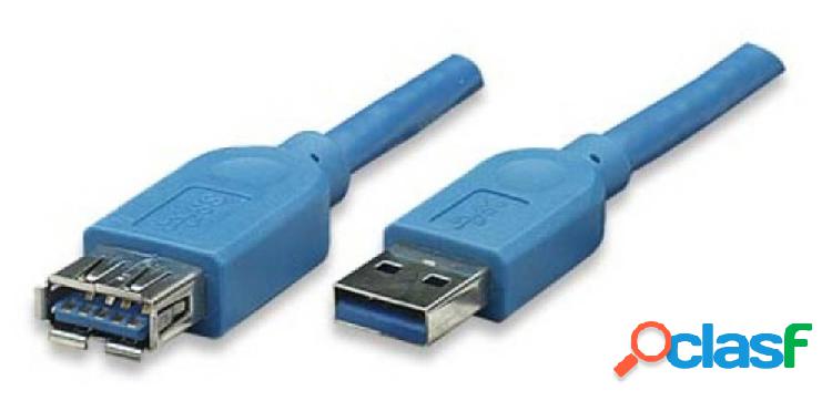 TECHly Cavo USB USB 3.2 Gen1 (USB 3.0) Spina USB-A, Presa