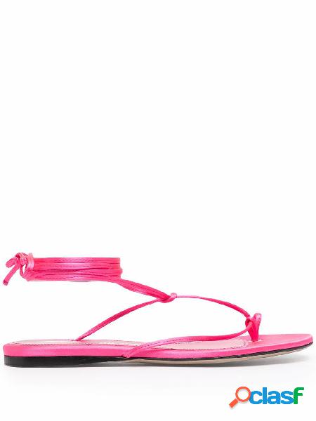 THE ATTICO SANDALI DONNA 211WS130V007009 PELLE FUCSIA