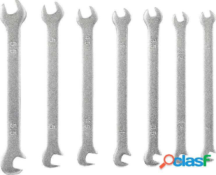 TOOLCRAFT TO-4985421 Kit chiavi a forchetta doppie 7 parti 3