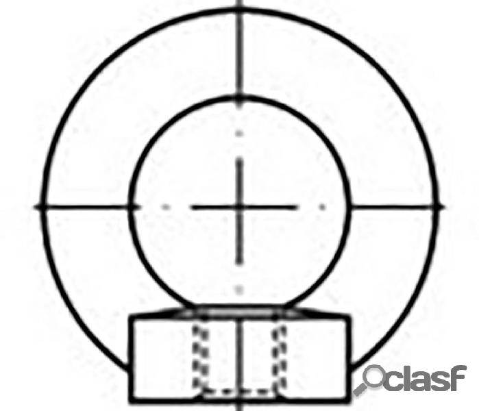 TOOLCRAFT TO-6855684 Golfari femmine M6 DIN 582 Acciaio