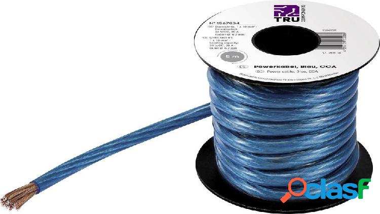 TRU COMPONENTS 1565200 Cavo di massa 1 x 16 mm² Blu,