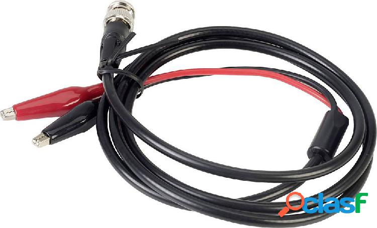 TRU COMPONENTS 16-0315 Cavo di misura BNC 1.20 m Nero, Rosso
