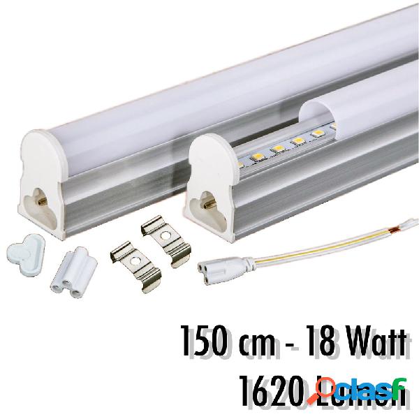 TUBO T5 NEON LED 18 WATT 150 CM 1620 LMN PER USO INTERNO