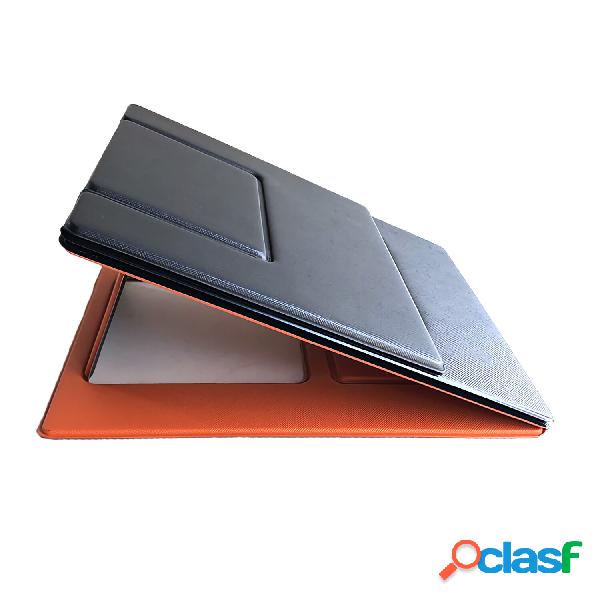 Tablet multifunzione portatile pieghevole in pelle