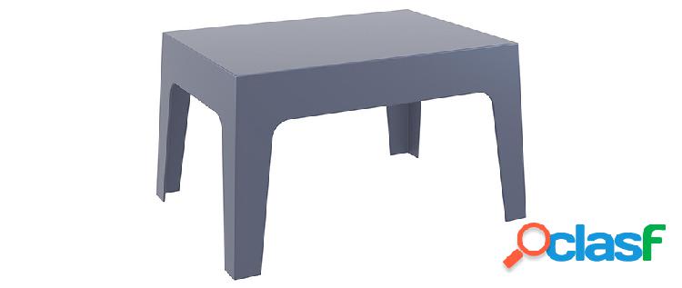 Tavolino da giardino design grigio fumo LALI